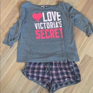 Victoria’s Secret pajama shirt set! So cute!